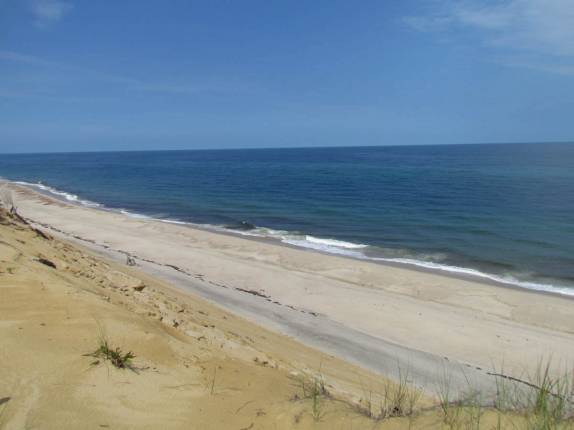 A praia de Marconi Beach, em Cape Cod, litoral sul de Massachusetts, nos Estados Unidos